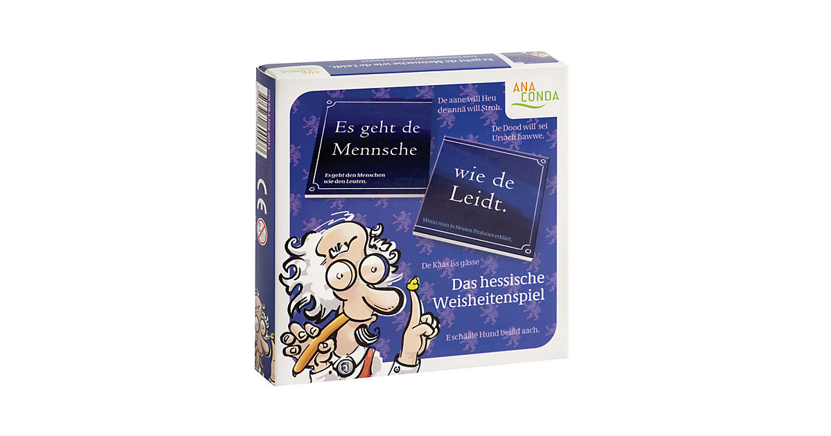 Es geht de Mensche wie de Leidt (Spiel) von Anaconda Verlag