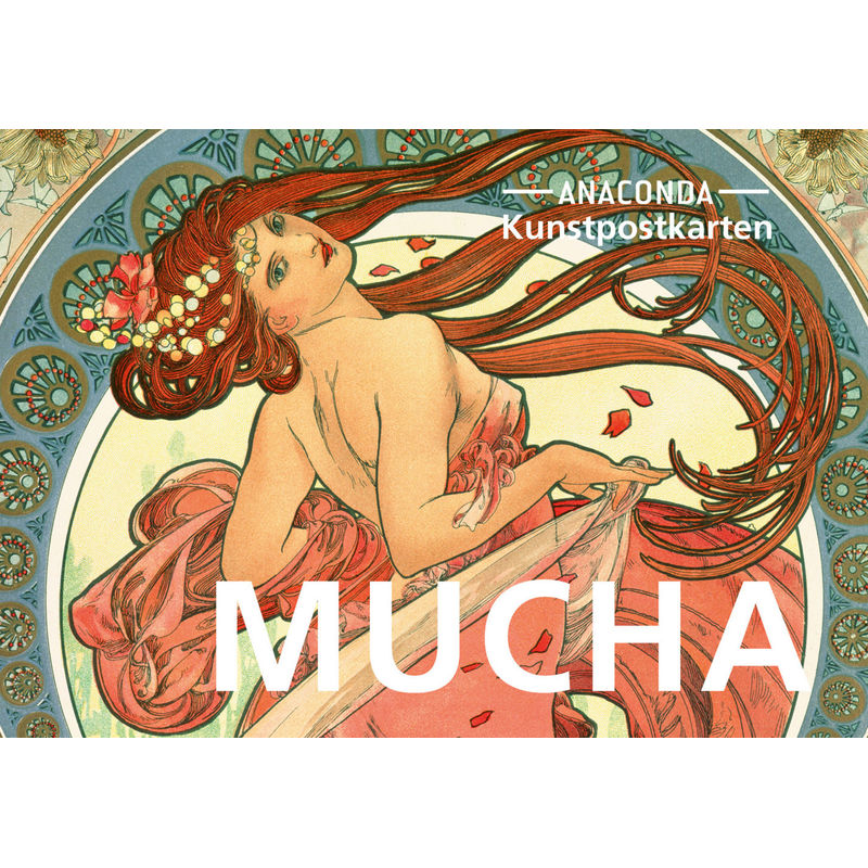 Postkarten-Set Alfons Mucha von Anaconda