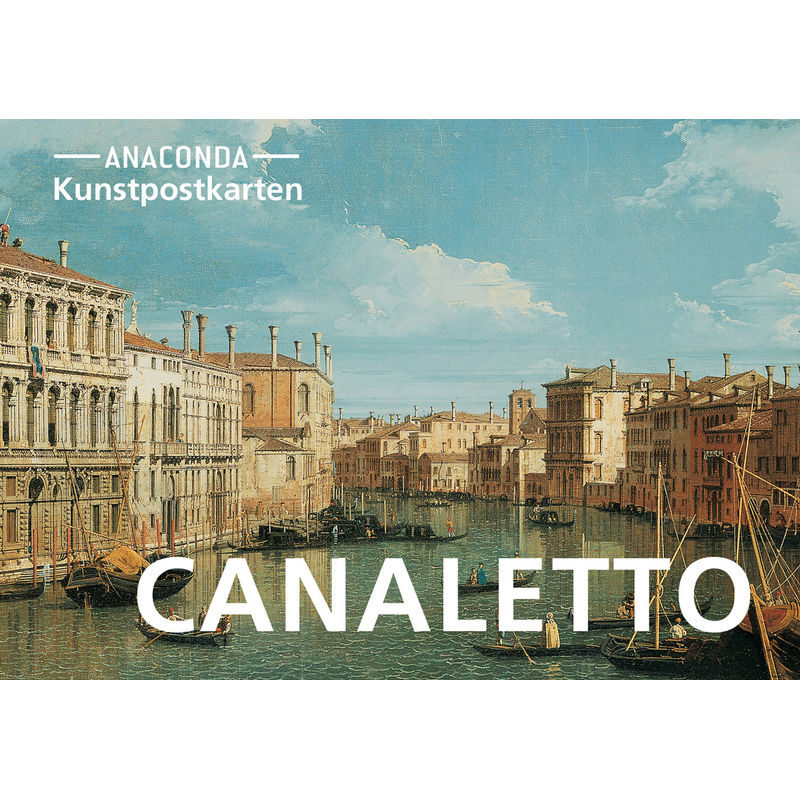 Postkarten-Set Canaletto von Anaconda