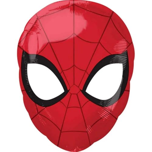 Anagram 3466901 - Folienballon Juniorshape - Spiderman - Juniorshape - ca. 43 cm / 17", Taglia unica von Anagram