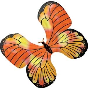 Anagram Luftballon Foil Supershape 76 x 66 cm, Schmetterlinge Monarch Holografisch, mehrfarbig, 7A3943801 von Anagram