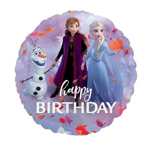 Standard Frozen 2 Happy Birthday Folienballon S60 verpackt Standard Frozen 2 Happy Birthday Folienballon S60 verpackt von Anagram