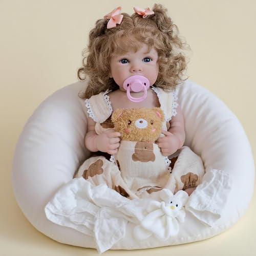 Anano 45cm Realistische Reborn Baby Puppe Mädchen Vollsilikon Körper Mit Handgemalten Adern Und Lebensechte Babypuppen Newborn Merkmalen - Niedliches Sammlerstück Für Kinder Ab 3 Jahren Anano 45cm Realistische Reborn Baby Puppe Mädchen Vollsilikon Körper Mit Handgemalten Adern Und Lebensechte Babypuppen Newborn Merkmalen - Niedliches Sammlerstück Für Kinder Ab 3 Jahren von Anano