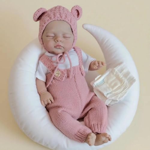Anano 45cm Silikon Reborn Baby Mädchen Puppe Lebensechte Babypuppen Silikonbabys Reborn Toddler Puppe Mit Weichem Baumwollkörper In Echter Baby Größe - Spielzeug Für Kinder Ab 3 Jahren Anano 45cm Silikon Reborn Baby Mädchen Puppe Lebensechte Babypuppen Silikonbabys Reborn Toddler Puppe Mit Weichem Baumwollkörper In Echter Baby Größe - Spielzeug Für Kinder Ab 3 Jahren von Anano