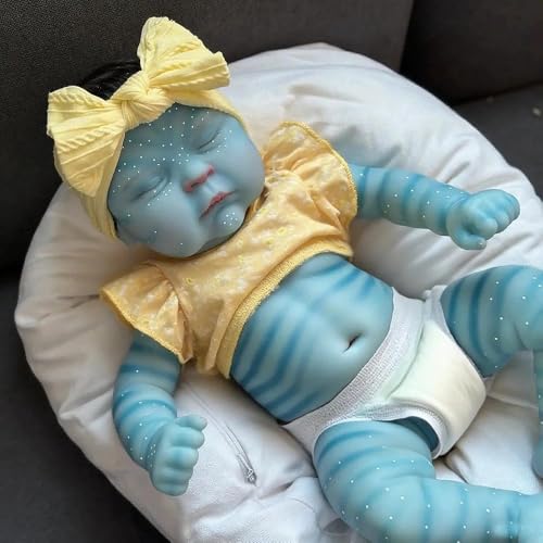 Anano 50cm Avatar Silikon Reborn Puppe Realistische Vollsilikon Avatar Alien Lebensechte Babypuppen Newbon Echte Baby Puppe Mit Sicheres Rollenspiel-Spielzeug Für Kinder Ab 3 Jahren Anano 50cm Avatar Silikon Reborn Puppe Realistische Vollsilikon Avatar Alien Lebensechte Babypuppen Newbon Echte Baby Puppe Mit Sicheres Rollenspiel-Spielzeug Für Kinder Ab 3 Jahren von Anano