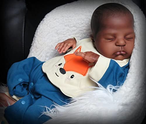 Anano Afrikanische Amerikanische Reborn Babypuppe 20 Zoll Schwarz Reborn Puppen Junge Biracial Babypuppe Look Real Life Like Neugeborene Babypuppen Realistische Babys Schwarz Reborn Puppen für Mädchen Anano Afrikanische Amerikanische Reborn Babypuppe 20 Zoll Schwarz Reborn Puppen Junge Biracial Babypuppe Look Real Life Like Neugeborene Babypuppen Realistische Babys Schwarz Reborn Puppen für Mädchen von Anano
