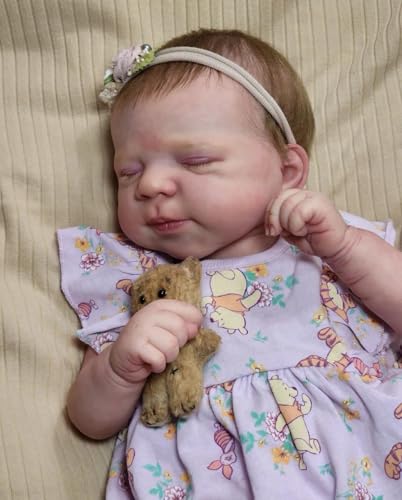 Anano Baby Puppe Echt Aus Silikon 46 cm, Reborn Baby Vollsilikon Lebensecht Haare, Reborn Babies Vollsilikon Lebensecht Mädchen, Puppen Babies Wie Echt Newborn Ganzkörper Silikon Anano Baby Puppe Echt Aus Silikon 46 cm, Reborn Baby Vollsilikon Lebensecht Haare, Reborn Babies Vollsilikon Lebensecht Mädchen, Puppen Babies Wie Echt Newborn Ganzkörper Silikon von Anano