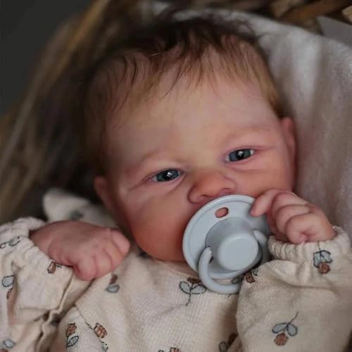 Anano Frühchen-Reborn Puppe Vollsilikon 43cm - Echte Newborn Silikon Baby Puppe, Lebensechte Babypuppen Echtem Gewicht & Natürlicher Haptik - Anatomisch Korrekt - Für Kinder Ab 3 Jahren Anano Frühchen-Reborn Puppe Vollsilikon 43cm - Echte Newborn Silikon Baby Puppe, Lebensechte Babypuppen Echtem Gewicht & Natürlicher Haptik - Anatomisch Korrekt - Für Kinder Ab 3 Jahren von Anano