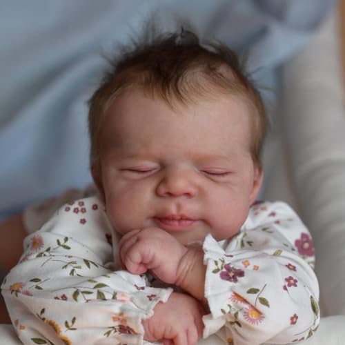 Anano Lebensechte Babypuppen Junge Puppen Die Aussehen Wie Echte Babys 18 Zoll Reborn Puppen Toddler Junge Realistische Silikon Babypuppe Weiches Haar Für Kinder 3+ von Anano