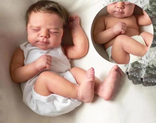 Anano Lebensechte Babypuppen Reborn-Puppe Vollsilkion Baby Mädchen 45cm Realistische Babypuppe Mit Anatomisch Korrekten Details, Wie EIN Echtes Neugeborenes – Ideal Für Kinder Ab 3 Jahren Anano Lebensechte Babypuppen Reborn-Puppe Vollsilkion Baby Mädchen 45cm Realistische Babypuppe Mit Anatomisch Korrekten Details, Wie EIN Echtes Neugeborenes – Ideal Für Kinder Ab 3 Jahren von Anano
