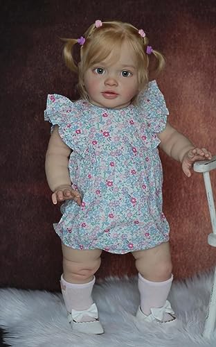 Anano Pippa Reborn-Babypuppe, realistische Puppe, 66 cm, Reborn-Babys, die aus echtem weichem Stoff aussehen, Spielkameraden für Kinder ab 3 Jahren Anano Pippa Reborn-Babypuppe, realistische Puppe, 66 cm, Reborn-Babys, die aus echtem weichem Stoff aussehen, Spielkameraden für Kinder ab 3 Jahren von Anano