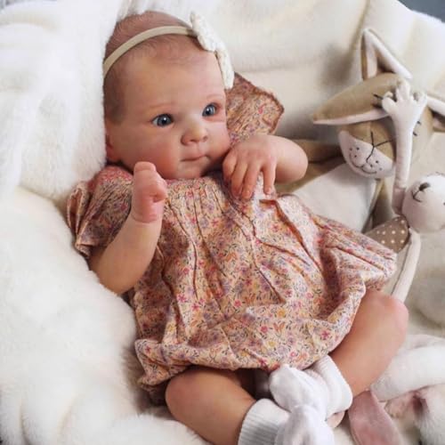 Anano Realistische Reborn Baby Puppe Vollsilikon 45cm Ganzkörper Silikonpuppe Für Mädchen - Babypuppen Lebensechte Spielzeugbaby - Puppe Wie EIN Echter Säugling - Für Kinder Ab 3 Jahren Anano Realistische Reborn Baby Puppe Vollsilikon 45cm Ganzkörper Silikonpuppe Für Mädchen - Babypuppen Lebensechte Spielzeugbaby - Puppe Wie EIN Echter Säugling - Für Kinder Ab 3 Jahren von Anano