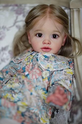 Anano Realistische Reborn-Babypuppe, 66 cm, großes Reborn-Mädchen, das echte Babys aussieht, weicher Stoffkörper, beste Spielkameraden für Kinder ab 3 Jahren Anano Realistische Reborn-Babypuppe, 66 cm, großes Reborn-Mädchen, das echte Babys aussieht, weicher Stoffkörper, beste Spielkameraden für Kinder ab 3 Jahren von Anano