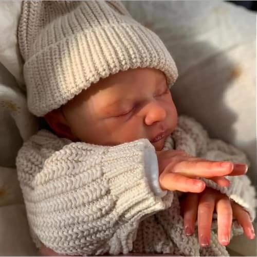 Anano Realistische Reborn Babypuppen Laura, 48 cm, handgefertigte Neugeborenen-Puppe, weicher Stoffkörper, echte Babypuppen, die echt aussehen, für Kinder ab 3 Jahren Anano Realistische Reborn Babypuppen Laura, 48 cm, handgefertigte Neugeborenen-Puppe, weicher Stoffkörper, echte Babypuppen, die echt aussehen, für Kinder ab 3 Jahren von Anano
