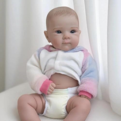 Anano Realistische Reborn Puppen Lebensechte Vollsilikon-Körper Süße Einhorn-Puppe 45cm Silikon Baby Mit Anatomisch Korrekten Details, Waschbares Säuglingsspielzeug Für Kinder Ab 3 Jahren & Sammler Anano Realistische Reborn Puppen Lebensechte Vollsilikon-Körper Süße Einhorn-Puppe 45cm Silikon Baby Mit Anatomisch Korrekten Details, Waschbares Säuglingsspielzeug Für Kinder Ab 3 Jahren & Sammler von Anano