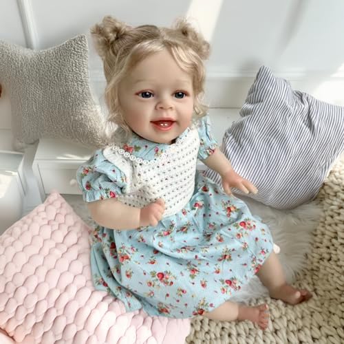 Anano Realistische Reborn-Puppen Yannik – 50,8 cm, lebensechte Neugeborene, Baby, Kleinkind, Puppe, Mädchen, weicher Stoffkörper, handgefertigte echte Puppen für Kinder ab 3 Jahren & Kollektion Anano Realistische Reborn-Puppen Yannik – 50,8 cm, lebensechte Neugeborene, Baby, Kleinkind, Puppe, Mädchen, weicher Stoffkörper, handgefertigte echte Puppen für Kinder ab 3 Jahren & Kollektion von Anano