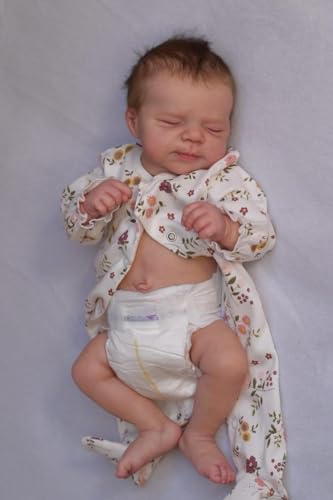 Anano Reborn Baby Junge Mädchen Lebensechte Babypuppen Silikon Wie Echtes Aussehen Baby 48cm Flexibel Posable Realistische Neugeborene Schlafen Baby Boy Puppe Mit Haar Anano Reborn Baby Junge Mädchen Lebensechte Babypuppen Silikon Wie Echtes Aussehen Baby 48cm Flexibel Posable Realistische Neugeborene Schlafen Baby Boy Puppe Mit Haar von Anano