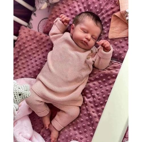 Anano Reborn Baby Kleinkind Puppen Realistische Mädchen 50,8 cm LOULOU Ganzkörper Vinyl Real Life Lebensecht Wasserdicht Neugeborene Puppen Mädchen, die echt aussehen Baby mit bemalten Haaren Anano Reborn Baby Kleinkind Puppen Realistische Mädchen 50,8 cm LOULOU Ganzkörper Vinyl Real Life Lebensecht Wasserdicht Neugeborene Puppen Mädchen, die echt aussehen Baby mit bemalten Haaren von Anano