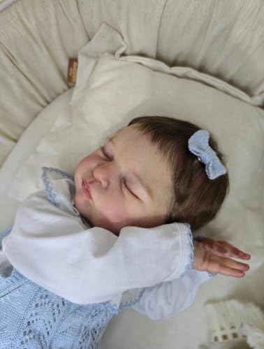 Anano Reborn Baby Mädchen 18 Zoll Reborn Puppen, Babypuppe Weichkörper Mädchen, Newborn Babies Komplett Silikon Lebensechte Puppen Zubehör, Newborn Babies Vollsilikon Lebensecht Haare Anano Reborn Baby Mädchen 18 Zoll Reborn Puppen, Babypuppe Weichkörper Mädchen, Newborn Babies Komplett Silikon Lebensechte Puppen Zubehör, Newborn Babies Vollsilikon Lebensecht Haare von Anano