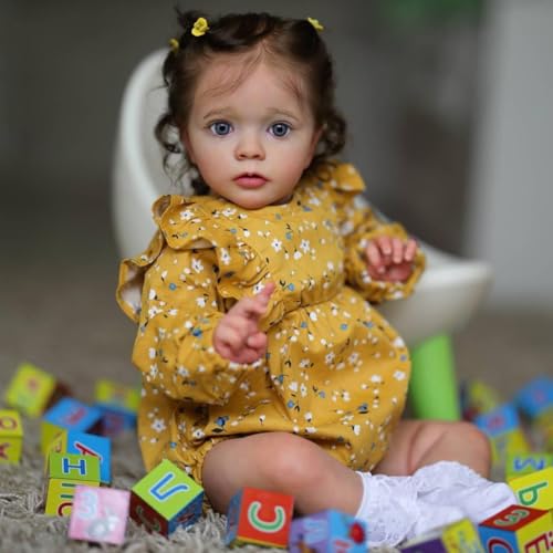 Anano Reborn Baby Mädchen 60cm Reborn Puppen Lebensechte Realistische Reborn Babypuppen Reborn Baby Puppe Echt Wie EIN Babys Silikon Puppen Anano Reborn Baby Mädchen 60cm Reborn Puppen Lebensechte Realistische Reborn Babypuppen Reborn Baby Puppe Echt Wie EIN Babys Silikon Puppen von Anano
