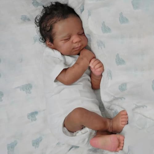 Anano Reborn Baby Mädchen Ganzkörper Silikon 48 cm Ganzkörper Silikon Mädchen Puppen Wie Echte Puppen Aussehen, Reborn Baby Pup Pen Echte Aussehende Puppe Mit Schwarzen Haaren Lebendiges Babies Anano Reborn Baby Mädchen Ganzkörper Silikon 48 cm Ganzkörper Silikon Mädchen Puppen Wie Echte Puppen Aussehen, Reborn Baby Pup Pen Echte Aussehende Puppe Mit Schwarzen Haaren Lebendiges Babies von Anano