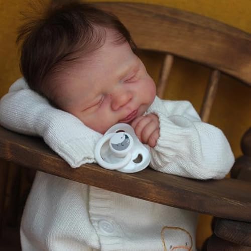 Anano Reborn Baby Puppen Pascale 18" Realistische Neugeborene Baby Puppen mit weichem Tuch Körper, lebensechte schlafende Baby Puppen Geburtstagsgeschenk Set für Kinder Alter 3+ Anano Reborn Baby Puppen Pascale 18" Realistische Neugeborene Baby Puppen mit weichem Tuch Körper, lebensechte schlafende Baby Puppen Geburtstagsgeschenk Set für Kinder Alter 3+ von Anano