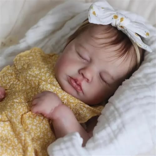 Anano Reborn Baby Puppen Realistisch 20 Zoll 50 cm Handwaschbar Körper Aus Weichem Vinyl Neugeborene Babypuppen Sieht Aus Wie EIN Echtes Baby von Anano