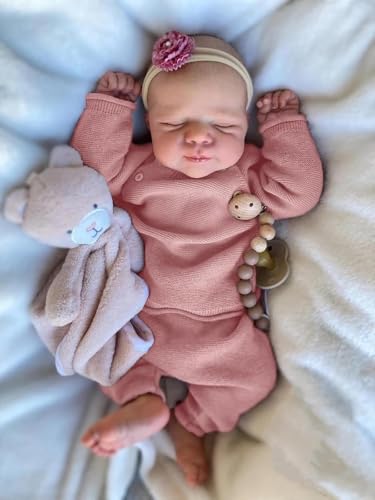 Anano Reborn Baby Vollsilikon Lebensecht 45CM Reborn Baby Puppe Mädchen, Waschbare Silikon Baby Puppe Babypuppe Wie Echtes Baby Mädchen, Lebensechte Babypuppen Wasserdichtes Anano Reborn Baby Vollsilikon Lebensecht 45CM Reborn Baby Puppe Mädchen, Waschbare Silikon Baby Puppe Babypuppe Wie Echtes Baby Mädchen, Lebensechte Babypuppen Wasserdichtes von Anano