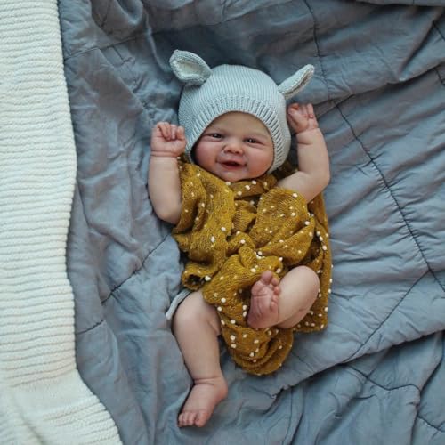 Anano Reborn Baby Vollsilikon Lebensecht-45CM Silikon Baby Mädchen, Reborn Puppen Lebensecht, Babypuppen Wie Echt, Puppe Wie Echtes Baby, Reborn Baby Puppe Mädchen Waschbar Anano Reborn Baby Vollsilikon Lebensecht-45CM Silikon Baby Mädchen, Reborn Puppen Lebensecht, Babypuppen Wie Echt, Puppe Wie Echtes Baby, Reborn Baby Puppe Mädchen Waschbar von Anano