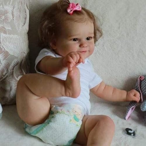 Anano Reborn Baby Vollsilikon Lebensecht Babypuppen 20 Zoll Silikon Reborn Puppen Maddie Badbar Realistische Silikon Ganzkörper Mädchen Babys Wasserdicht Babypuppen Babypuppen Wie Echt Baby Newborn Anano Reborn Baby Vollsilikon Lebensecht Babypuppen 20 Zoll Silikon Reborn Puppen Maddie Badbar Realistische Silikon Ganzkörper Mädchen Babys Wasserdicht Babypuppen Babypuppen Wie Echt Baby Newborn von Anano