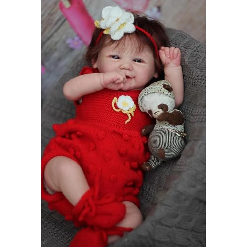 Anano Reborn Baby Vollsilikon Lebensecht Babypuppen 48CM Reborn Baby Mädchen Newborn Puppe Echt Wie EIN Silikon Puppen Babys Anano Reborn Baby Vollsilikon Lebensecht Babypuppen 48CM Reborn Baby Mädchen Newborn Puppe Echt Wie EIN Silikon Puppen Babys von Anano