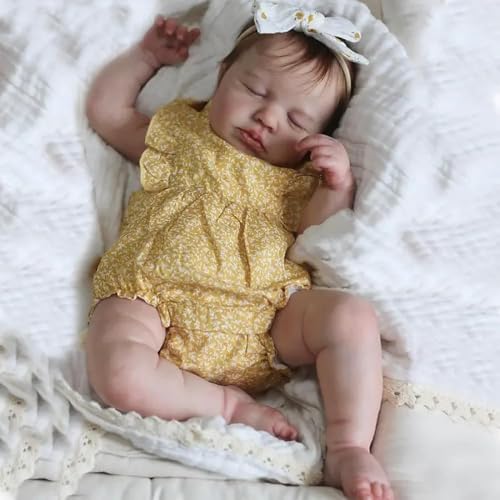 Anano Reborn Baby Vollsilikon Lebensecht Babypuppen 50CM Reborn Baby Mädchen Silikon Babys Puppe Echt Wie EIN Babys Babypuppen Wie Echt Waschbare Anano Reborn Baby Vollsilikon Lebensecht Babypuppen 50CM Reborn Baby Mädchen Silikon Babys Puppe Echt Wie EIN Babys Babypuppen Wie Echt Waschbare von Anano