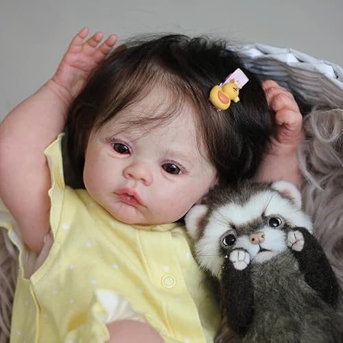 Anano Reborn Baby Vollsilikon Lebensecht Mädchen 18 Zoll Vollsilikon Baby Lebensecht Puppen Silikon Babypuppen Weichkörper Real Born Babypuppe Mit Langen Haaren Anano Reborn Baby Vollsilikon Lebensecht Mädchen 18 Zoll Vollsilikon Baby Lebensecht Puppen Silikon Babypuppen Weichkörper Real Born Babypuppe Mit Langen Haaren von Anano