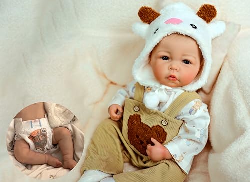 Anano Hyperrealistische Reborn Baby Vollsilikon Lebensecht Babypuppen Wie Echt Avatar Silikonpuppe Mit Leuchtender Haut in Verschiedenen Größen Und Modellen (12"-LLU-SILIKON-MÄDCHEN-ROSA) von Anano