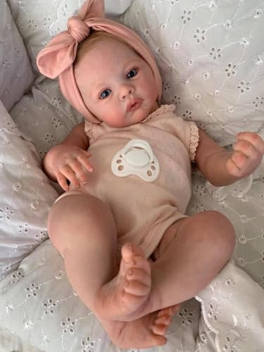 Anano Reborn Baby Vollsilikon Mädchen Puppe 48CM Lebensechte Reborn Babypuppe Mädchen Puppe Wie Echtes Baby Silikon Süße Reborn Puppen Lebensecht Blaue Augen Anano Reborn Baby Vollsilikon Mädchen Puppe 48CM Lebensechte Reborn Babypuppe Mädchen Puppe Wie Echtes Baby Silikon Süße Reborn Puppen Lebensecht Blaue Augen von Anano
