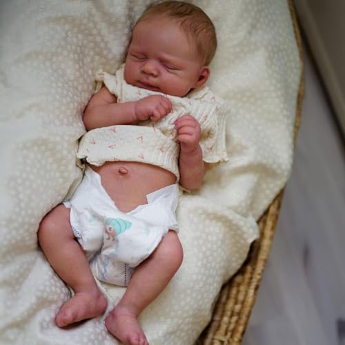 Anano Reborn Babypuppen, 18 Zoll Realistische Babypuppe Mädchen, Ganzkörper Silikon Babys Puppe, Echte Lebensechte Neugeborene Babys Puppen Ganzkörper, Weiches Gesicht Reborn Babys Anano Reborn Babypuppen, 18 Zoll Realistische Babypuppe Mädchen, Ganzkörper Silikon Babys Puppe, Echte Lebensechte Neugeborene Babys Puppen Ganzkörper, Weiches Gesicht Reborn Babys von Anano
