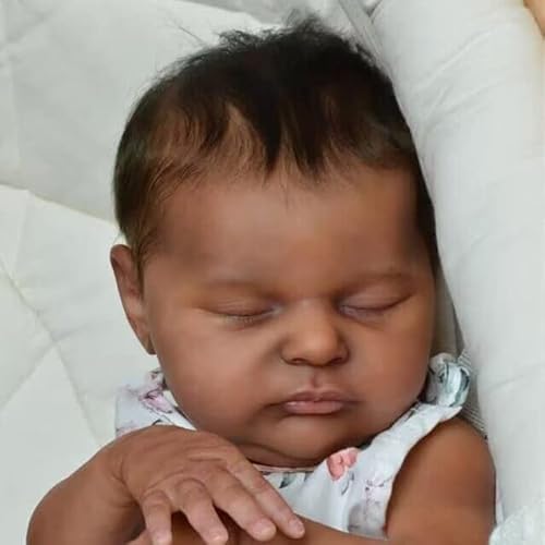 Anano Reborn Babypuppen, schwarz, 48,3 cm, realistische Babypuppen, die echt aussehen, Laura Biracial Reborn-Puppen, weicher Körper, realistische Babypuppen, bestes Geschenk für Kinder ab 3 Jahren Anano Reborn Babypuppen, schwarz, 48,3 cm, realistische Babypuppen, die echt aussehen, Laura Biracial Reborn-Puppen, weicher Körper, realistische Babypuppen, bestes Geschenk für Kinder ab 3 Jahren von Anano