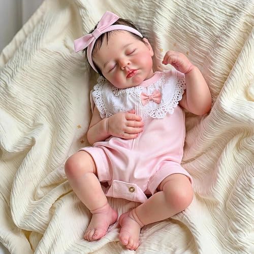 Anano Reborn Babypuppen Silikon Ganzkörper Mädchen 20 Zoll Realistische Babypuppe, Vollsilikon Lebensechte Neugeborene Babys Puppen, Real Life Babys Puppe Anatomisch Korrekt Anano Reborn Babypuppen Silikon Ganzkörper Mädchen 20 Zoll Realistische Babypuppe, Vollsilikon Lebensechte Neugeborene Babys Puppen, Real Life Babys Puppe Anatomisch Korrekt von Anano