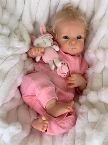 Anano Reborn Puppe Mädchen 18 Zoll Bettie Reborn Baby Puppen realistische Neugeborene Baby Puppen mit offene Augen Tuch Körper Reborn Puppe Mit Haaren für Kindergeschenke Anano Reborn Puppe Mädchen 18 Zoll Bettie Reborn Baby Puppen realistische Neugeborene Baby Puppen mit offene Augen Tuch Körper Reborn Puppe Mit Haaren für Kindergeschenke von Anano