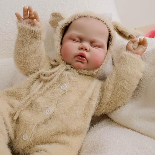 Anano Reborn-Puppen Baby Pickle, 19 Zoll Reborn Bebe Puppe Realistische Neugeborene Echte Babies Puppen Weiche Baby Puppe Geschenk Für Kinder Alter 3+ Anano Reborn-Puppen Baby Pickle, 19 Zoll Reborn Bebe Puppe Realistische Neugeborene Echte Babies Puppen Weiche Baby Puppe Geschenk Für Kinder Alter 3+ von Anano