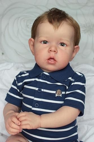 Anano Reborn Puppen Die Aussehen Echte Boy 20 Zoll 50cm Reborn Toddler Puppen Lebendige Silikon Babys Gerade Beine Weiches Haar Anano Reborn Puppen Die Aussehen Echte Boy 20 Zoll 50cm Reborn Toddler Puppen Lebendige Silikon Babys Gerade Beine Weiches Haar von Anano