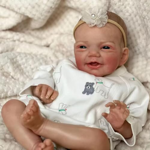 Anano Reborn Puppen Realistische Charlie 19-Zoll Niedliche Neugeborene Silikon Baby Puppen, Die Echt Aussehen, Lebensechte Handgemachte Baby Mit Blauen Adern Für Kinder Anano Reborn Puppen Realistische Charlie 19-Zoll Niedliche Neugeborene Silikon Baby Puppen, Die Echt Aussehen, Lebensechte Handgemachte Baby Mit Blauen Adern Für Kinder von Anano