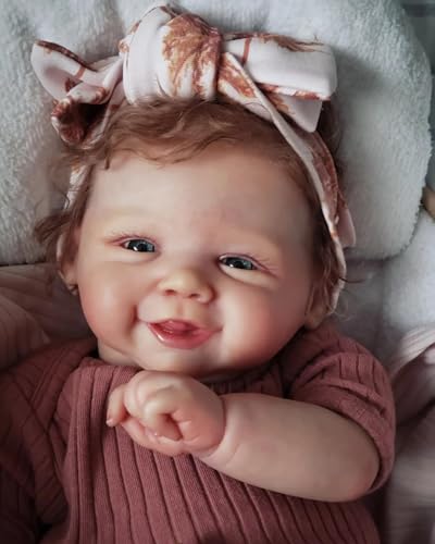 Anano Vivienne realistische Reborn-Babypuppe, 50,8 cm, lebensechte Babypuppe, weicher Stoffkörper, handgefertigt, beweglich, echtes Leben, Ba-by-Puppen für Kinder ab 3 Jahren Anano Vivienne realistische Reborn-Babypuppe, 50,8 cm, lebensechte Babypuppe, weicher Stoffkörper, handgefertigt, beweglich, echtes Leben, Ba-by-Puppen für Kinder ab 3 Jahren von Anano