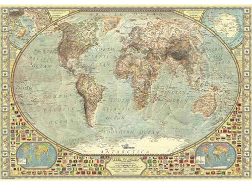 Anatolian 3935 Weltkarte Kid, Adults Puzzle, Braun/A Anatolian 3935 Weltkarte Kid, Adults Puzzle, Braun/A von Anatolian