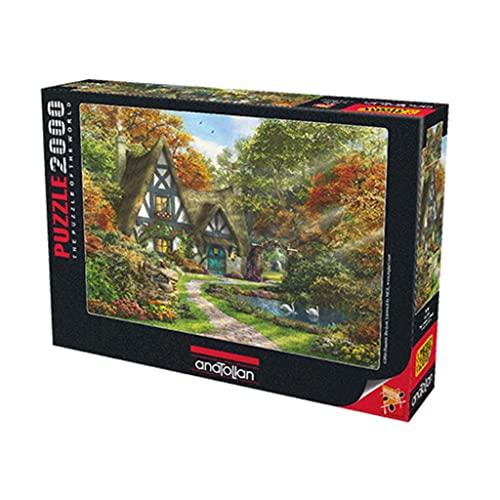 Anatolian 3936 The Autumn Cottage Kind, Erwachsene Puzzle, Herbsthütte von Anatolian