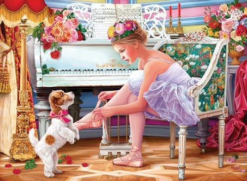 Anatolian Puzzle 1000 pièces : Ballerine et Son chiot von Anatolian
