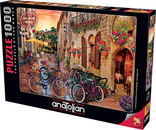 Anatolian Puzzle 1000 pièces: Vélos en Toscane, David Maclean von Anatolian
