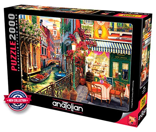Anatolian Puzzle 2000 Teile - Venetian Cafe - Puzzle-Größe 96x66cm (H) von Anatolian