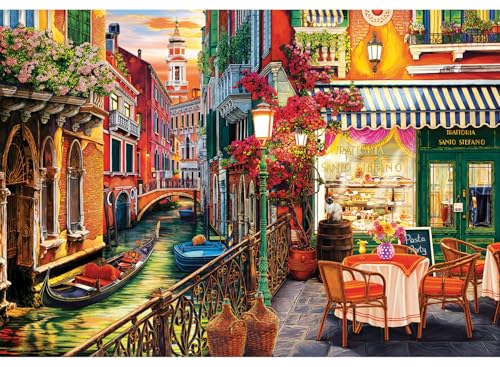 Anatolian Puzzle 2000 Teile - Venetian Cafe - Puzzle-Größe 96x66cm (H) von Anatolian