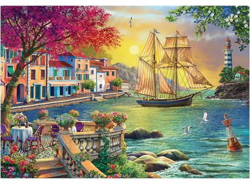 Anatolian Puzzle 2000 pièces : Beau Coucher de Soleil Dans la Ville von Anatolian